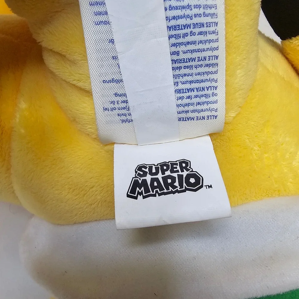 Nintendo Super Mario Bowser Plush 15 Inch Spiked Shell King Koopa Stuffed Toy